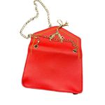 Red & Black Glitter Reindeer Crossbody Purse With Gold Chain Strap 7"x5" Photo 3