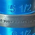Lisa Leonard silver “I hold your heart in mine” cuff bracelet. Photo 0