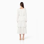 Elliatt  Romanesque Midi Skirt in Ivory Size Small NWT Photo 4