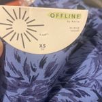 Aerie OFFLINE By  Real Me Xtra Hold Up Legging in marbled blue x-small short NWT Photo 3