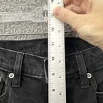 American Eagle  Super High Rise Ankle Straight Jean Black Boho Women's 4 x 27 Photo 7