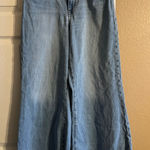 frame denim FRAME Le Palazzo Crop Jeans – Size 31 | Wide Leg | Raw Hem Photo 0