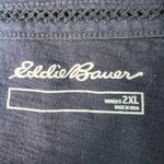 Eddie Bauer Top Womens 2XL Crochet Cotton Stretch Minimalist Casual Neutral Photo 1