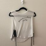 Only good vibes white tank top Photo 3