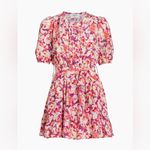 Ba&sh NEW NWT Diamond Dress In Fuchsia Floral Print Photo 1