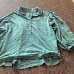 Pilcro and the Letterpress Pilcro green Xs blouse Photo 2
