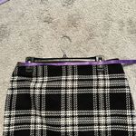 Talbots Black and White Plaid Pencil Skirt Career Office Womens Size 10 Photo 5