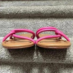 Madewell  The Amel Leather Strappy Slip On Sandals Raspberry Frosting Women’s 10 Photo 2