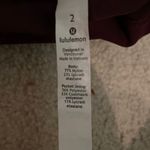 Lululemon Burgundy Leggings Photo 2