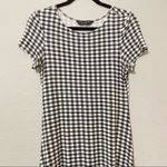 Dorothy Perkins  Black White Gingham Short Sleeve ALine Dress Womens 6 Whimsigoth Photo 1