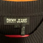 DKNY NWT Jeans Mock Neck Sleeveless Side Slit
Ribbed Knit Maxi Dress SZ L Photo 5