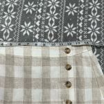 Madewell Linen Blend Tulip Hem Mini Skirt NWT Size 6 Photo 9