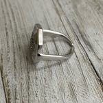 Kendra Scott Platinum Druzy Davis Cocktail Ring Silver New Without Tags! Photo 3