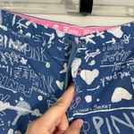 Victoria's Secret Vintage Y2K PINK VS Straight Leg Grunge Lettering Printed Pajama Lounge Pants M Photo 3