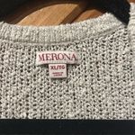 Merona  off white chunky knit super long trench cardigan Photo 3