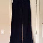 Reformation  Penney High-Rise Relaxed Flare Corduroy Pants Navy Photo 3