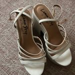 Dolls Kill white platform heels Photo 3