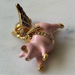 Juicy Couture NWOT  Pink Flying Pig Charm with Gold Accents Photo 1