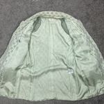 Vintage Sisley Blazer Jacket Celery Green Textured Size Medium Photo 9