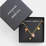 Coach NWT X Observed By Us Strawberry Heart Charm Necklace Photo 0