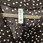 Black And White‎ Polka Dot Size Medium Sleeveless Dress Tank Blouse Photo 1