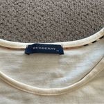 Burberry Juniors Sz14 Cream Long Sleeve Top Check XS Photo 3