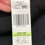 Le Suit Women's Mid-Rise Relaxed Fit Torino Dress Pants Black Size 18W NWT Photo 1