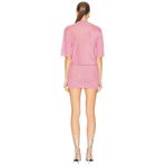 SER.O.YA Rae Metallic Mini Dress in Bubblegum Pink Small New Womens Knit Photo 1