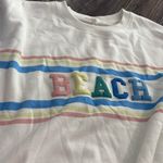 Z Supply  coastal oversized beach sweatshirt in bone small NEW Photo 2