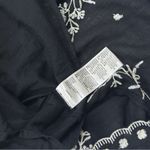 Urban Outfitters  Hanna Embroidered Scalloped Mini Dress - Black/Ivory - S Photo 8