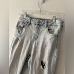 BDG Urban Outfitters Kick Flare High-Rise Cropped Distressed Jeans Photo 1