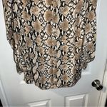 Wild Honey NWOT Tan Python/Reptile Print Off Shoulder Mini Dress size Medium Photo 5