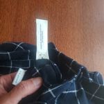 Ann Taylor  Sleeveless Navy and White Grid Jumpsuit Size 4 New Never Worn Linen Photo 2