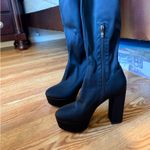 Dolls Kill  Black Thigh-High Boots Photo 4