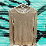 Michael Kors metallic Gold Shimmer knit sweater XS Photo 1