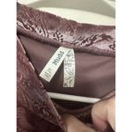 Mudd Women’s Mauve Velvet Burnout Dress Sleeveless Size XL Photo 2