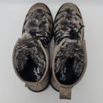 Seychelles Seychelle Gold Metallic Resource Faux Fur Suede Lace Up Combat Snow Boots Size 9 Photo 2