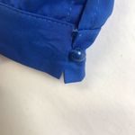 Womens Dressy L/S Button Down Blue Blouse Shirt Size L Photo 3