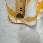 Maison Du Soir Orange White Tropical Leaf Print Kimono Cardigan XS S Beachy Photo 7