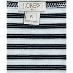 J.Crew  Black and white Stripe Dress Size 6 Photo 1
