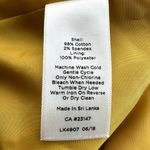 Talbots  Corduroy Blazer Jacket Notch Lapel Pockets Lined Mustard Yellow 12 Photo 2