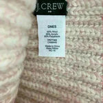 J.Crew  Wool‎ Blush Pink/White Pom Pom Beanie OS Photo 5