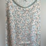 Pillow Talk Pink Cat Print Sleep Shirt – Size XL NWT White Photo 1