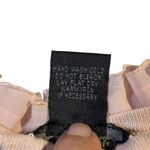 Prominence Women's Pink Ribbed Knit Square Neck Ruffled Long Sleeve Sweater L Size L Photo 5