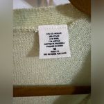 Moth Anthropologie Green Mohair/Wool Blend Cardigan w/ Jewel Flower Buttons Size M Photo 2