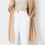 Ann Taylor Knit Open Poncho/Wrap Cardigan Sweater Soft Light Lavander One Size Photo 1