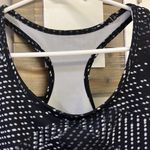 GapFit Black and Gray Abstract Polka Dot Pullover Sports Bra- Extra Large Photo 1