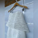 Black Halo  EVE WHITE LACE SEDONA DRESS SIZE 8 Photo 3