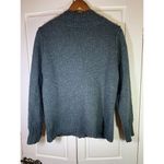 Royal Robbins  Sweater Women Large Chunky Knit‎ Cardigan Cozy Gray Smoky Teal Photo 1