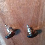 Baltic Amber Sterling Silver Stud Earrings Photo 2